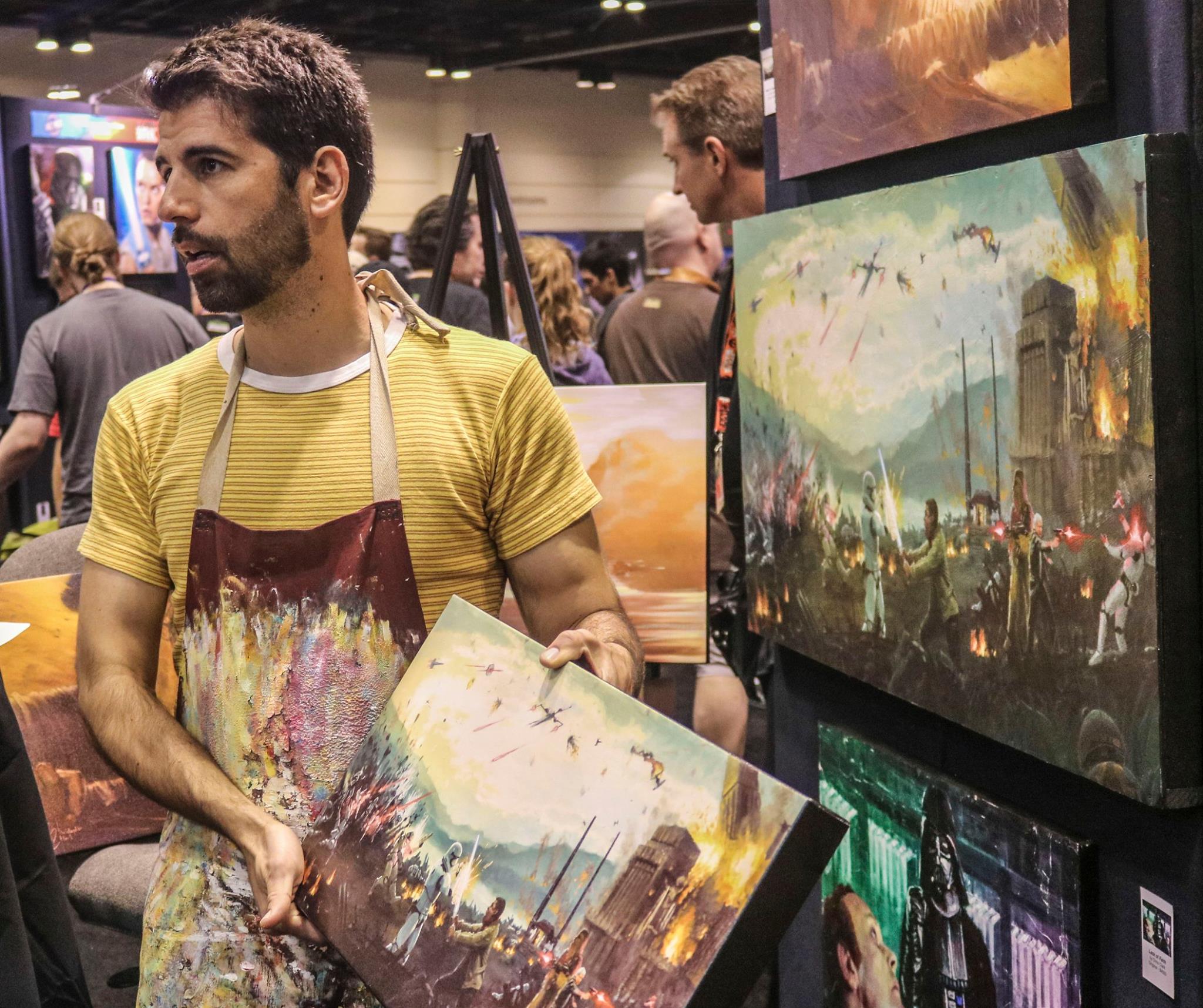 A look at some of the featured art work and artists at Star Wars Celebration Orlando