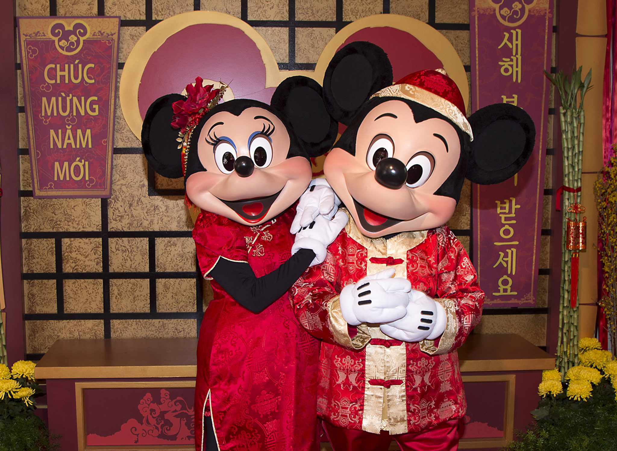 Shanghai Disneyland Chinese New year.