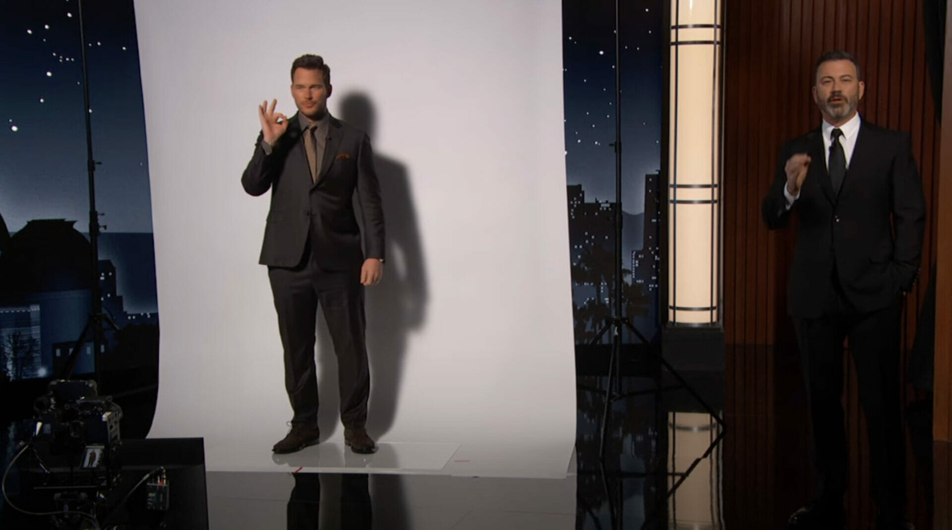 Watch: Chris Pratt & Jimmy Kimmel make a virtual surprise appearance ...