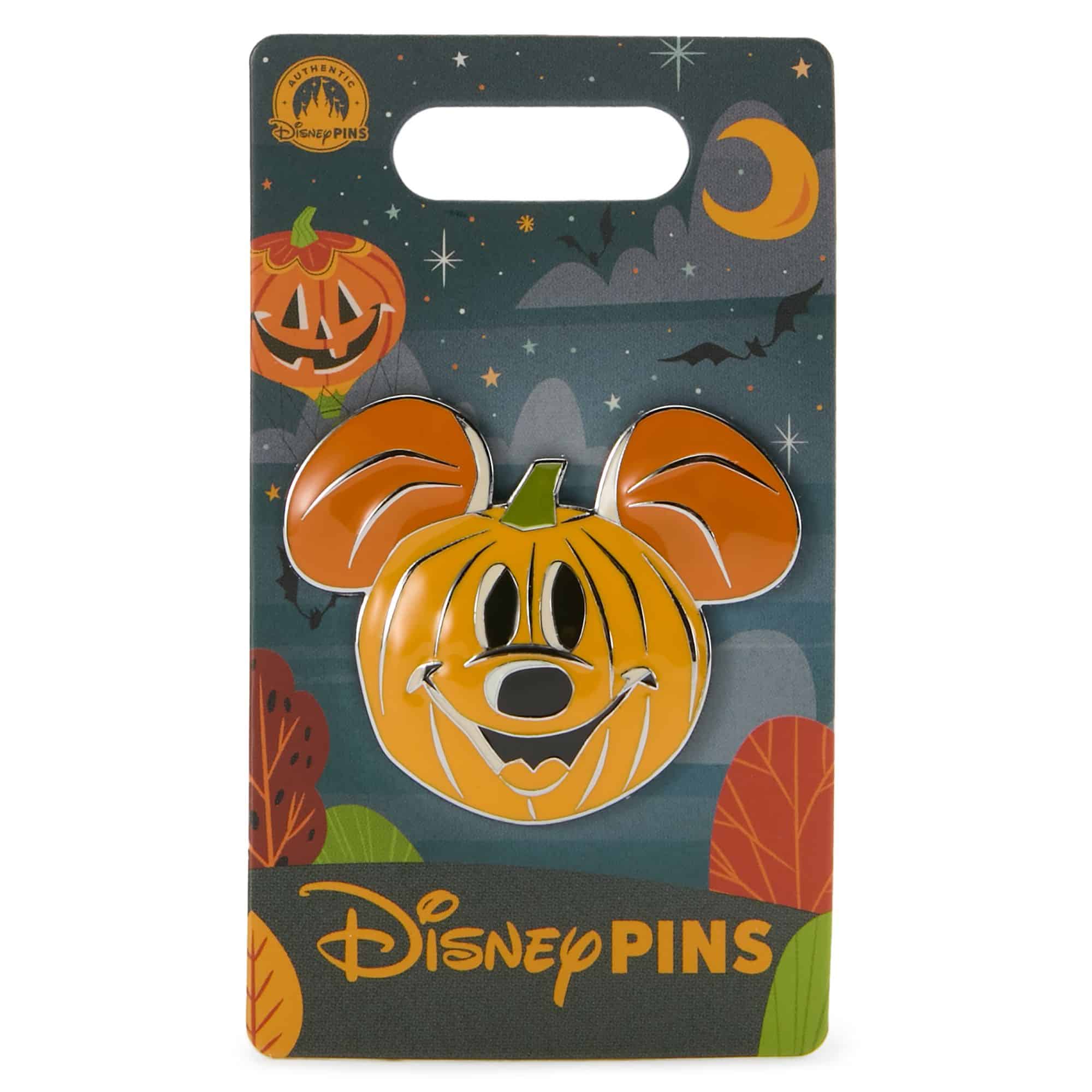 Mickey Mouse Jack o Lantern Halloween Pin