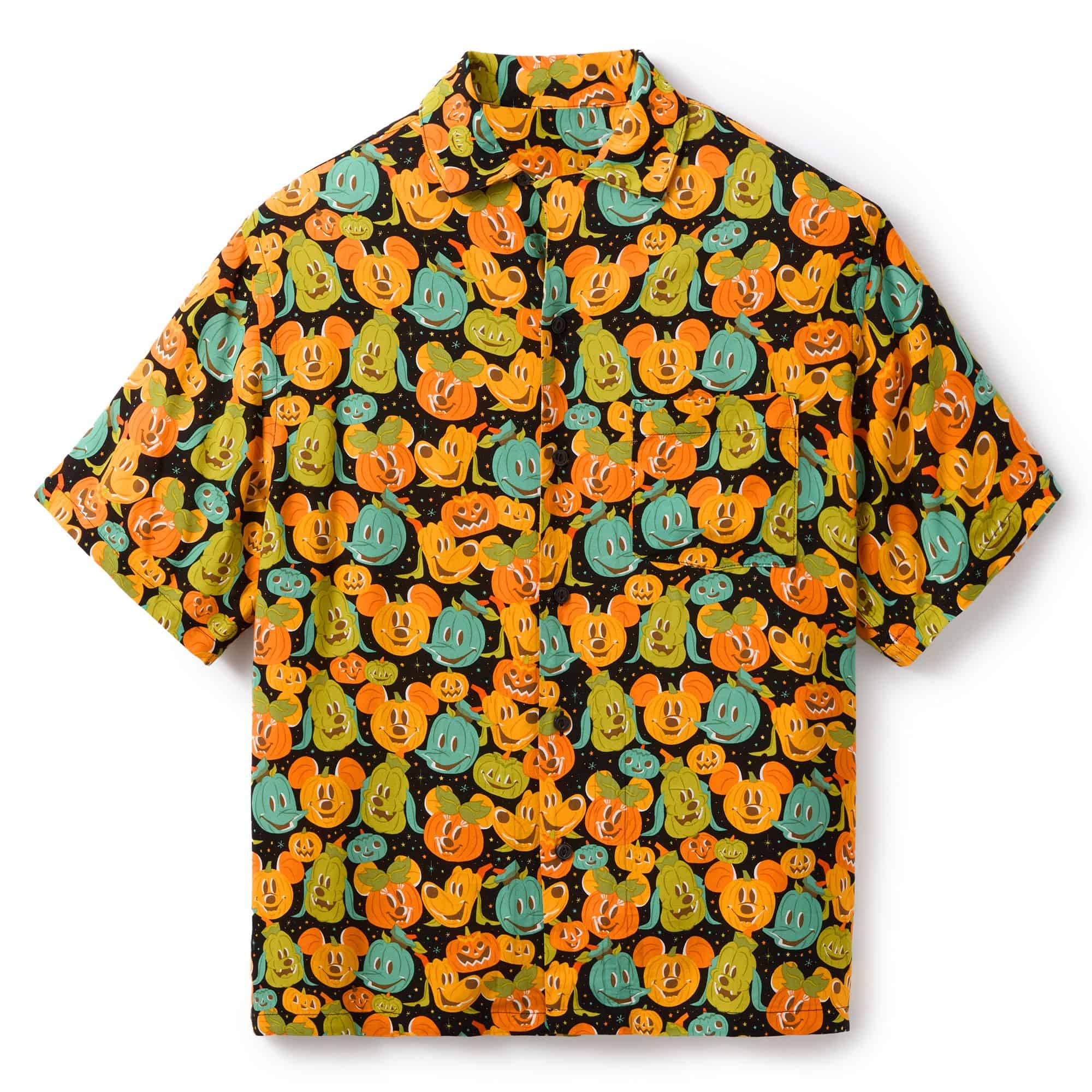 Mickey Mouse and Friends Halloween Woven Shirt for Adults
