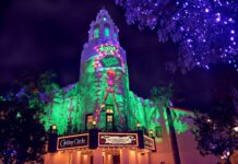 Carthay Circle Exterior at Oogie Boogie Bash
