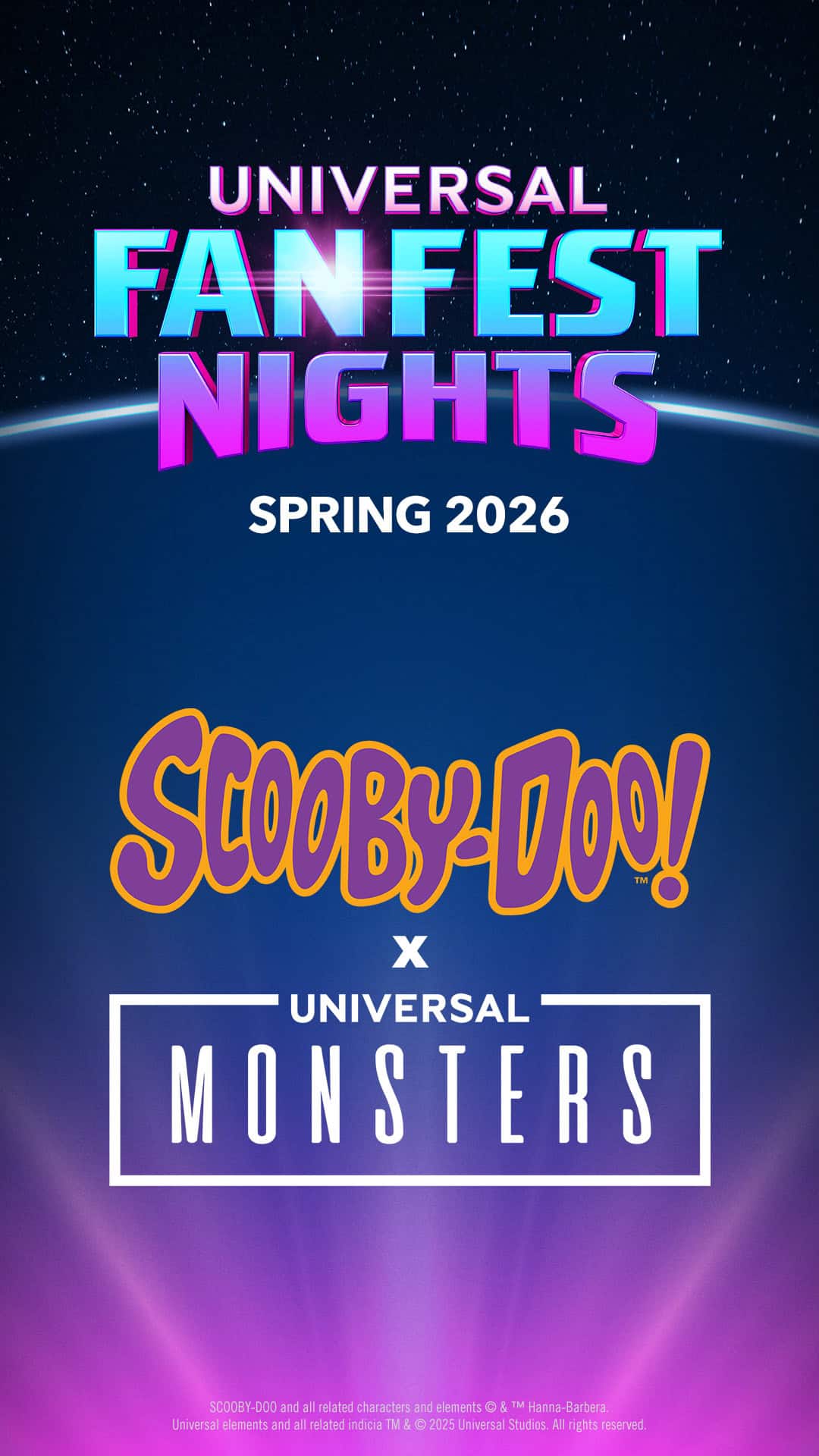 Scooby Doo x Universal Monsters logo FFN at USH
