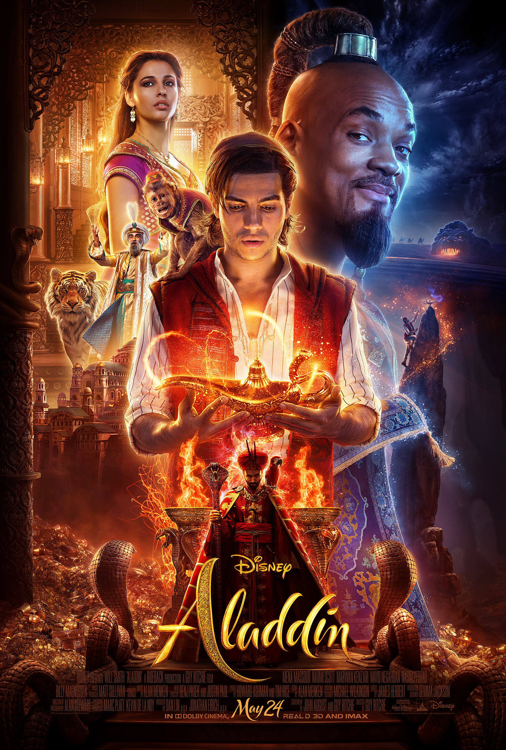 Take a look at the new theatrical poster for Disney's upcoming live action film, Aladdin! 