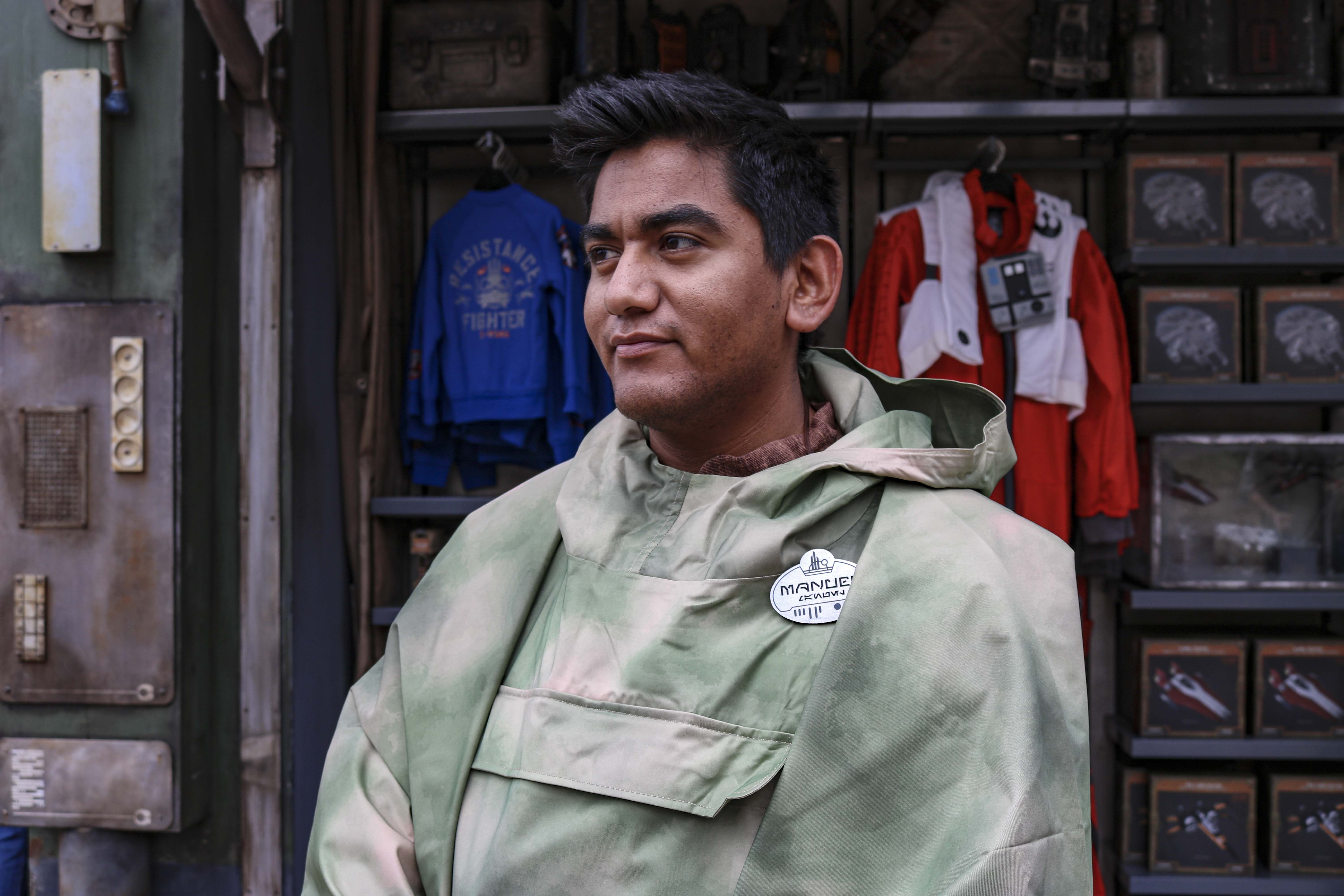 The Rebellion is remembered in this all weather costume accessory that has made its first appearance in Star Wars: Galaxy's Edge.