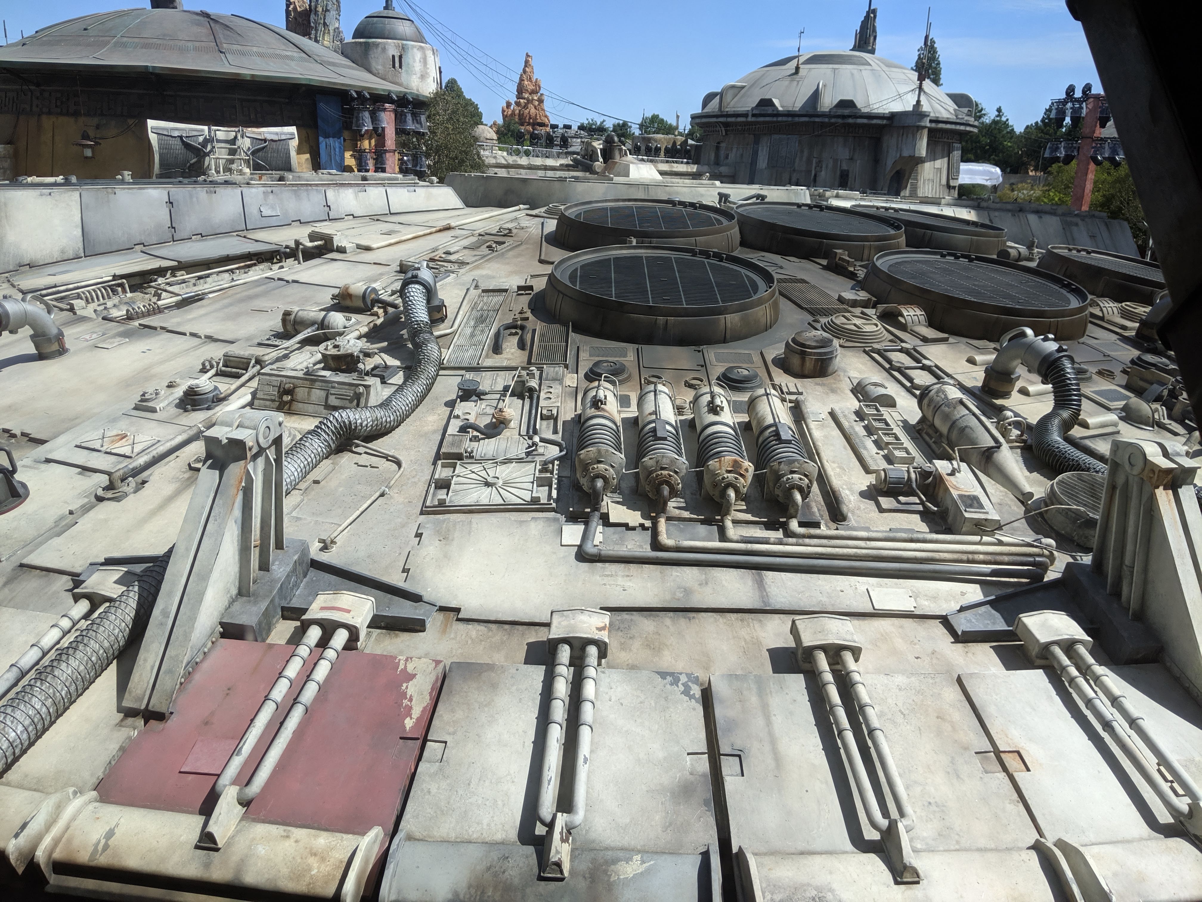 Get up close and personal with the Millennium Falcon!