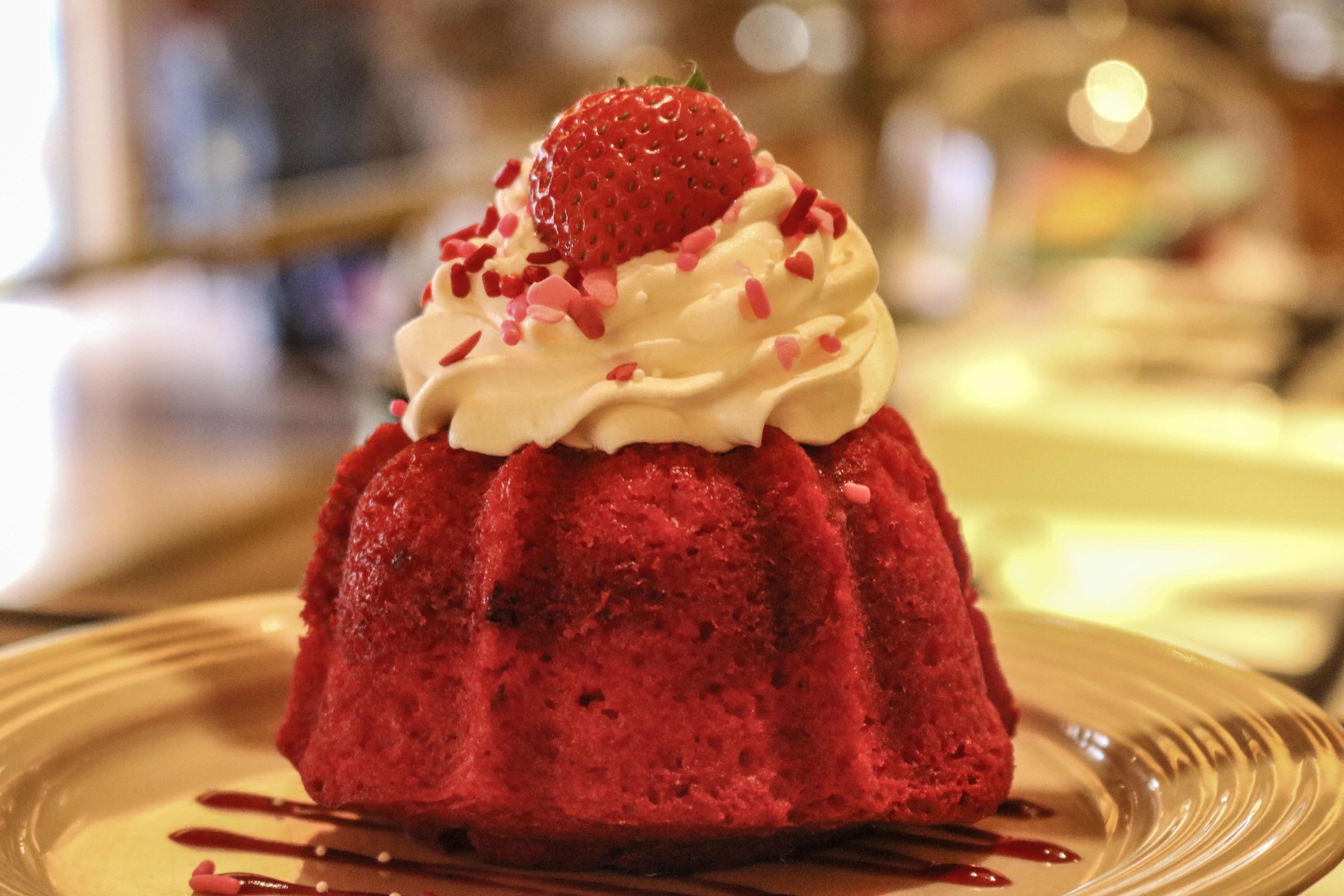 Plaza Inn's limited Strawberry Bundt Cake!