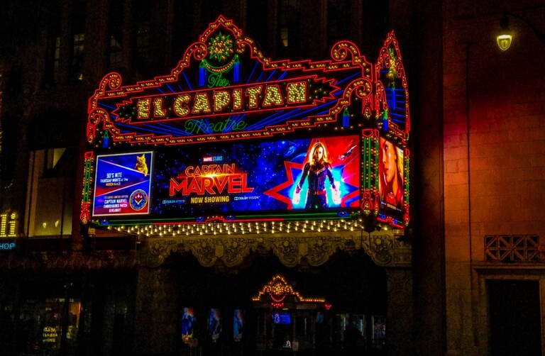 Captain Marvel Rules at the El Capitan Theatre