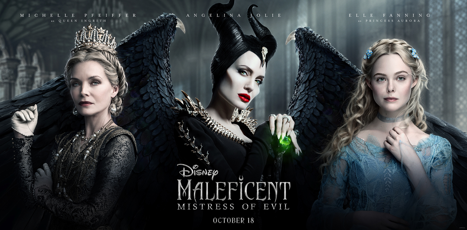 Disney's new Maleficent: Mistress of Evil Character Poster! 