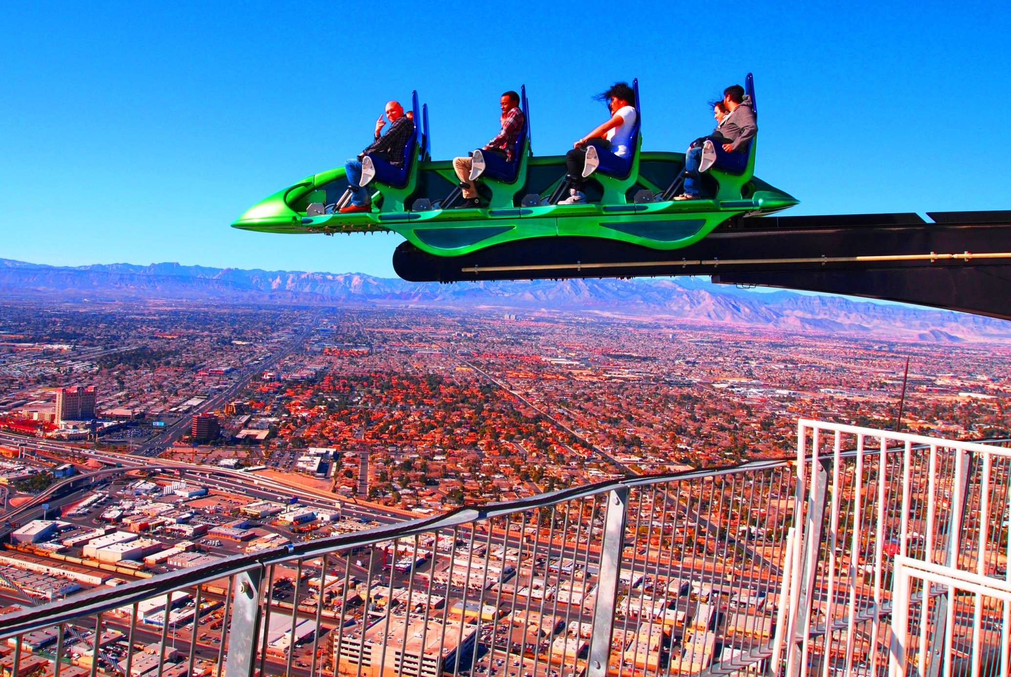 stratosphere hotel roller coaster